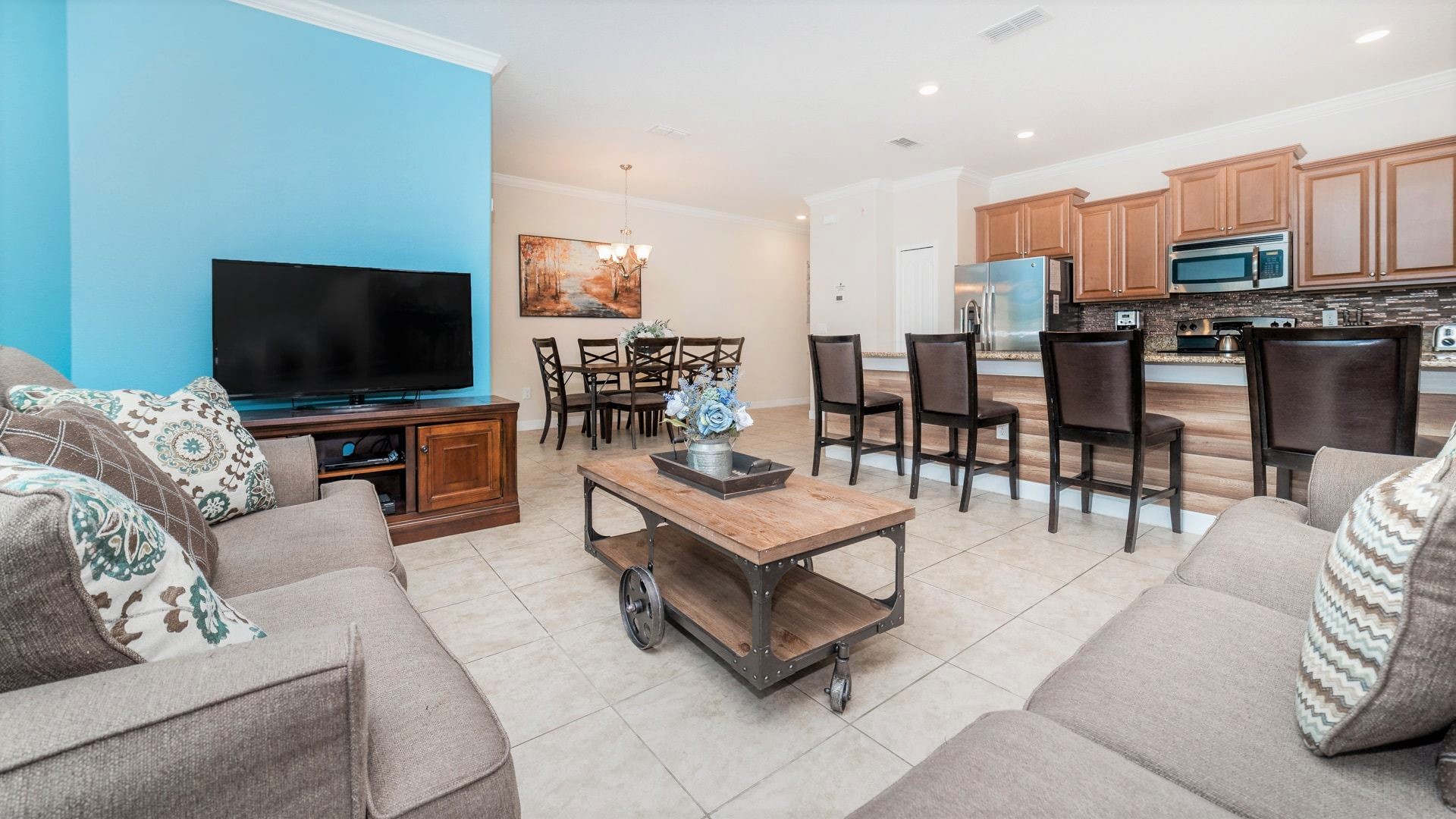Storey Lake vacation rental townhouse interior in Kissimmee near Disney